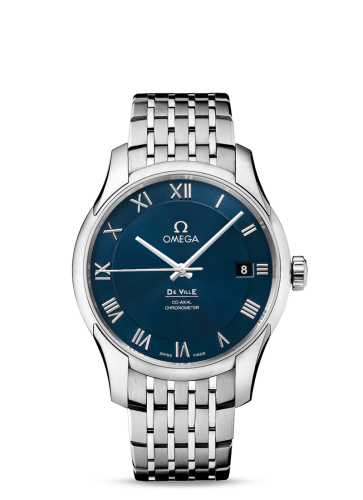 Omega De Ville Co-Axial 41 Stainless Steel / Blue / Bracelet